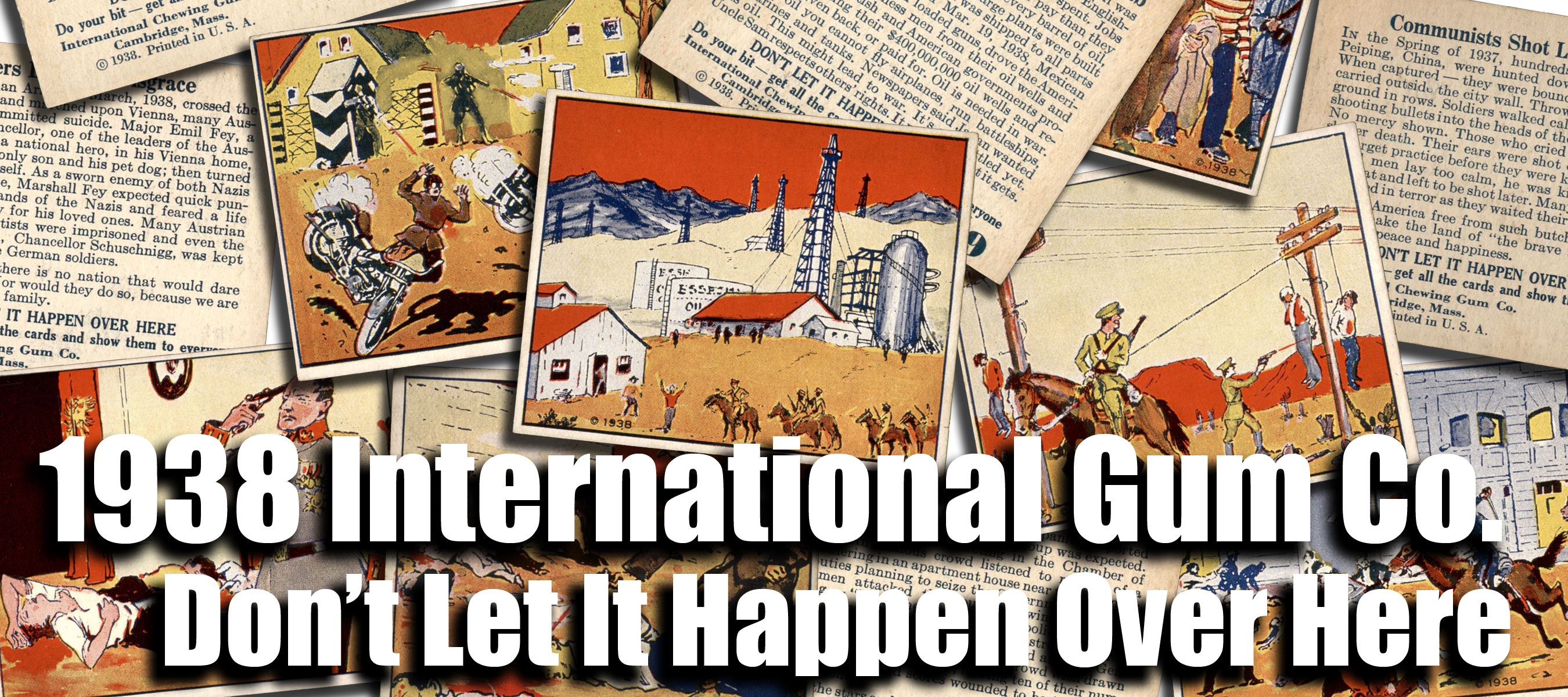 1938 International Gum Co. Don't Let It Happen Over Here 